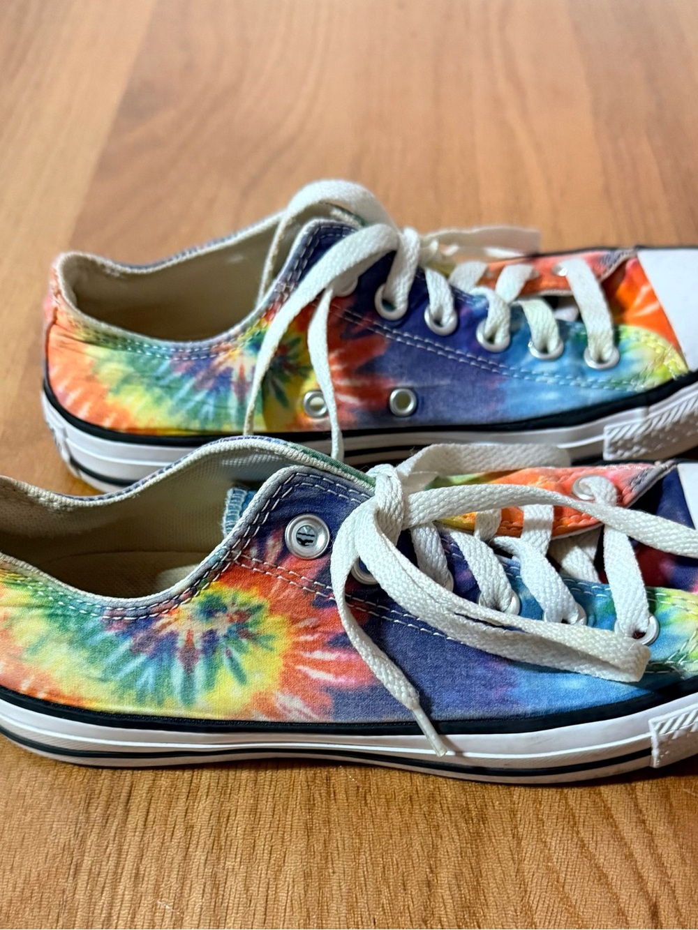 Converse All-Star Tie-Dye Low Top Sneakers - Rainbow - Picture 10 of 10